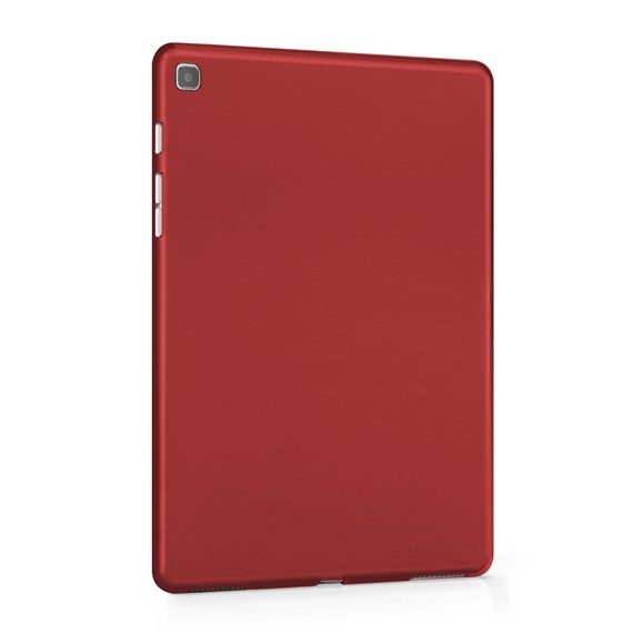 Samsung Galaxy Tab A T510 Kılıf CaseUp Colored Silicone Kırmızı 2